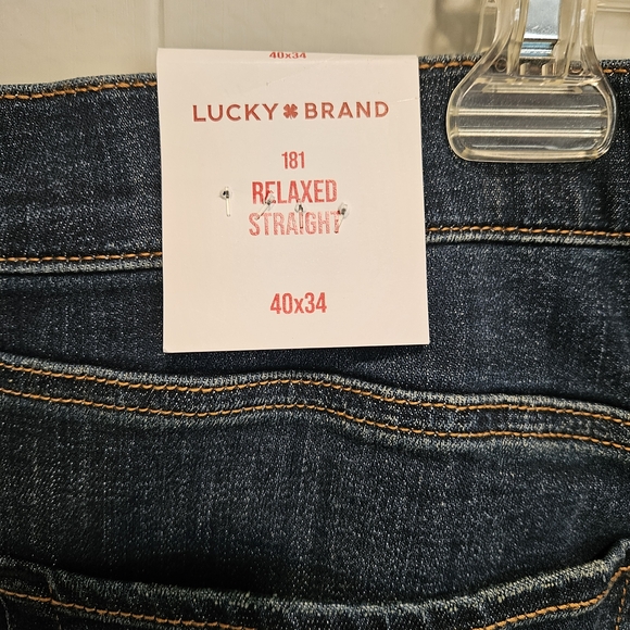 Lucky Brand Mens Denim Jeans Relaxed Fit 40X34 - Picture 6 of 6